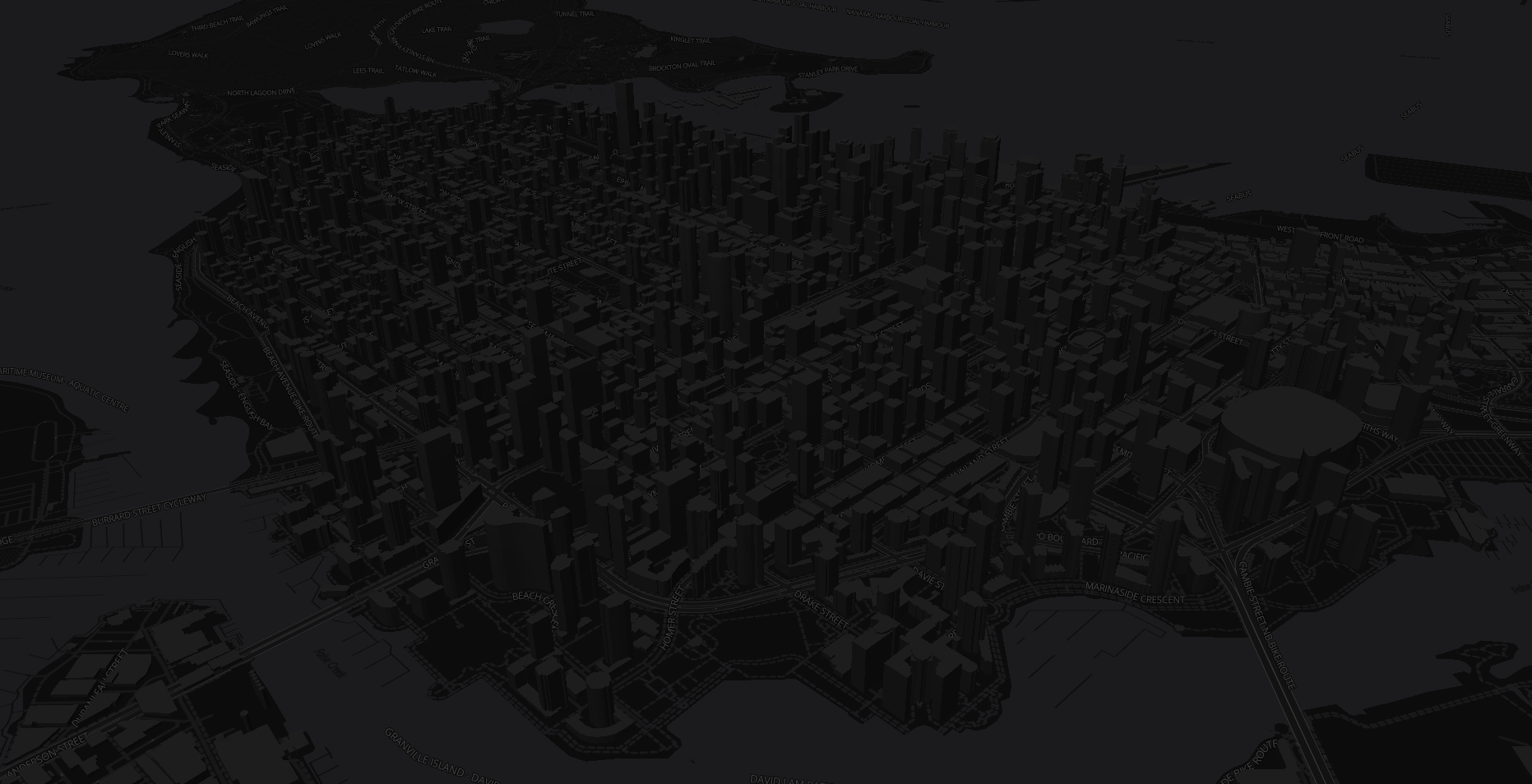 3D view of data from OSM MBTiles
